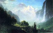 Albert Bierstadt, Staubbach Falls, Near Lauterbrunnen, Switzerland